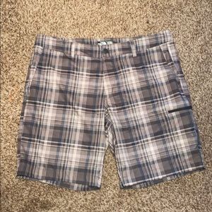 Men’s North Face Plaid Shorts